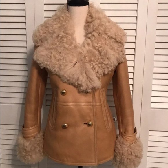 Coach Jackets & Blazers - **SOLD** COACH Shearling Leather Jacket Size 10